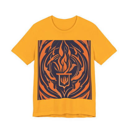 boostlete-quiet-power-icon-flame-duotone-athletic-0158 — Unisex Jersey Short Sleeve (B+C 3001)