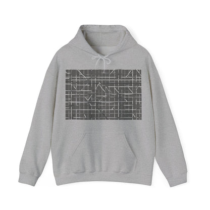 boostlete-rise-grind-pattern-plate-number-monoline-0291 — Unisex Heavy Blend Hooded Sweatshirt (Gildan)