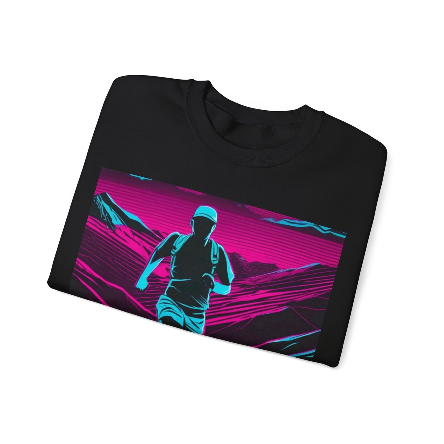 boostlete-am-crew-scene-trail-high-modern-0980 — Unisex Heavy Blend Crewneck (G18000)