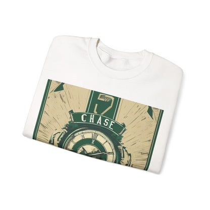 boostlete-mile-by-mile-type-chase-the-clock-banner-athletic-0013 — Unisex Heavy Blend Crewneck Sweatshirt (Gildan)