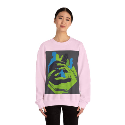boostlete-mile-by-mile-scene-athlete-offset-modern-0824 — Unisex Heavy Blend Crewneck (G18000)