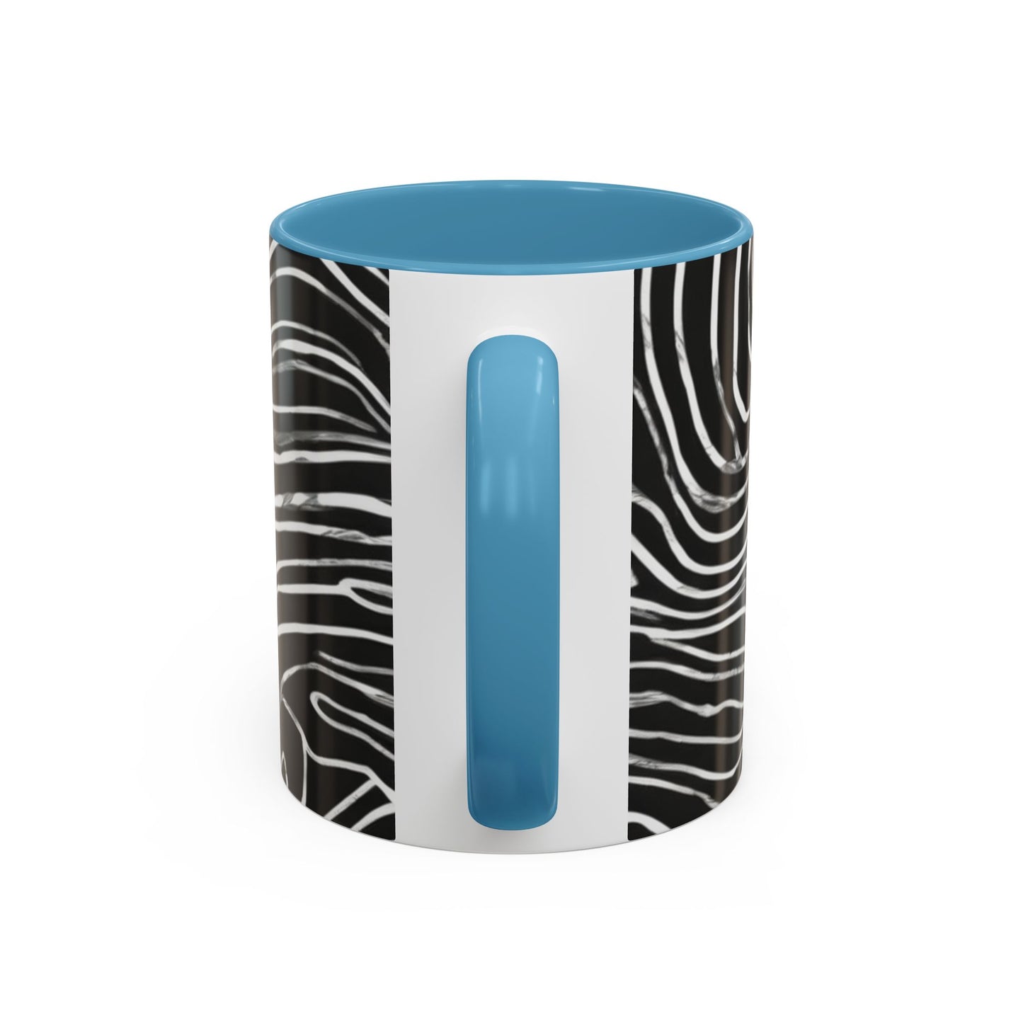 boostlete-field-day-pattern-topographic-badge-0307 — Accent Mug 11oz/15oz