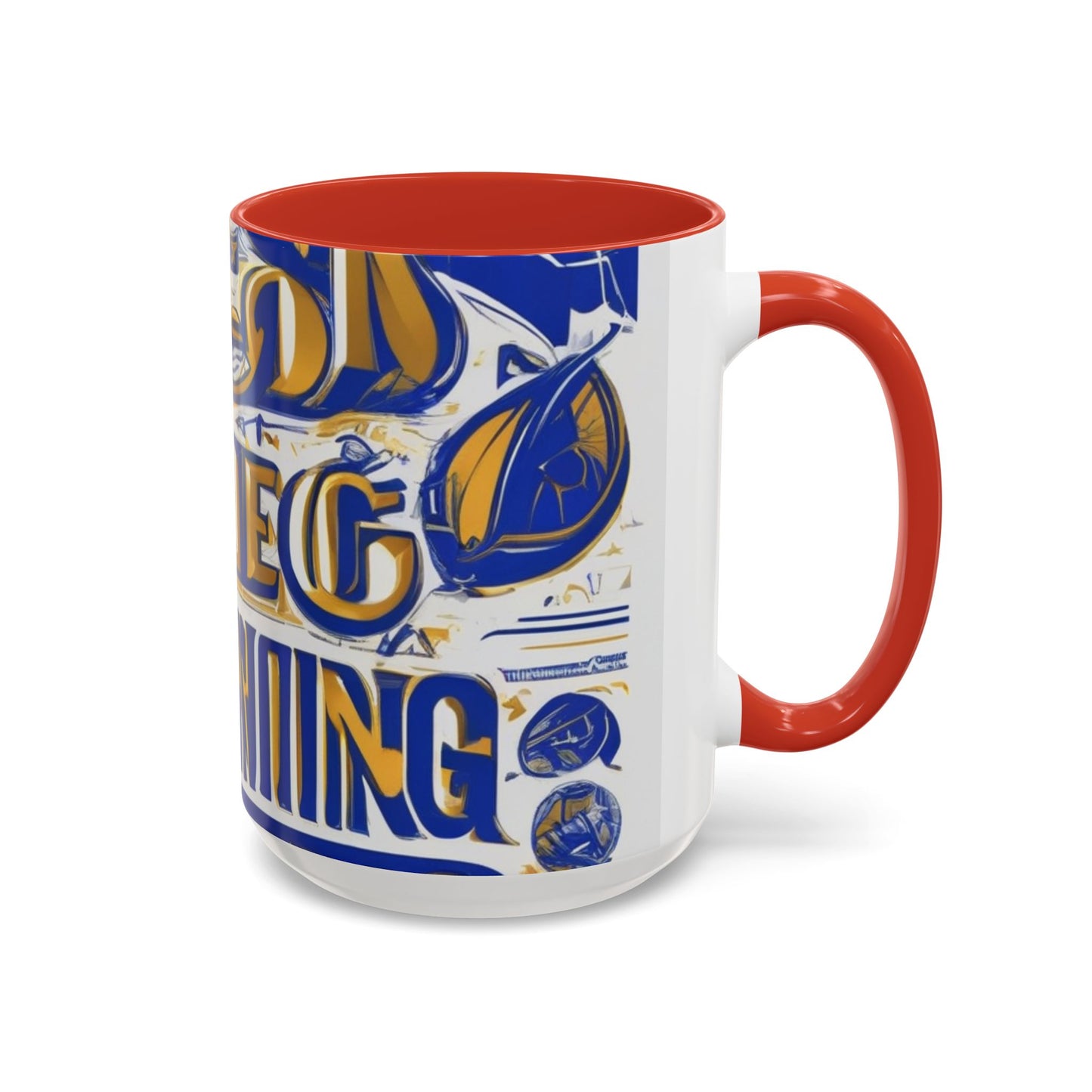 boostlete-am-crew-type-own-the-morning-outline-over-solid-vector-0429 — Accent Mug 11/15oz