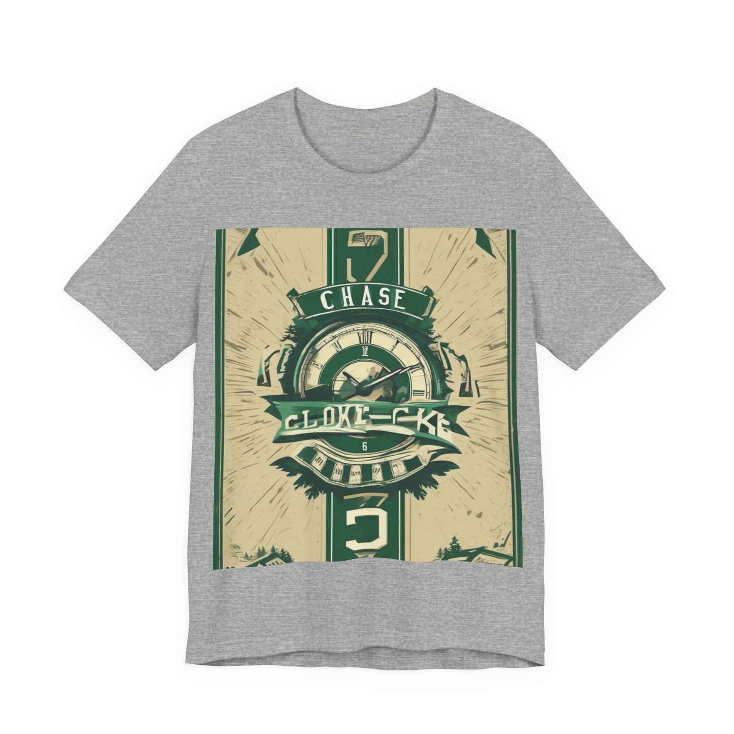 boostlete-mile-by-mile-type-chase-the-clock-banner-athletic-0013 — Unisex Jersey Short Sleeve (B+C 3001)