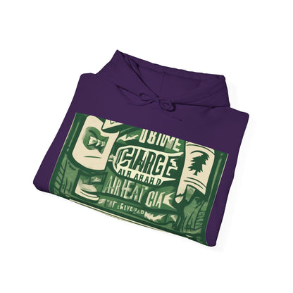 boostlete-am-crew-type-charge-ahead-banner-paper-0965 — Unisex Heavy Blend Hoodie (G18500)