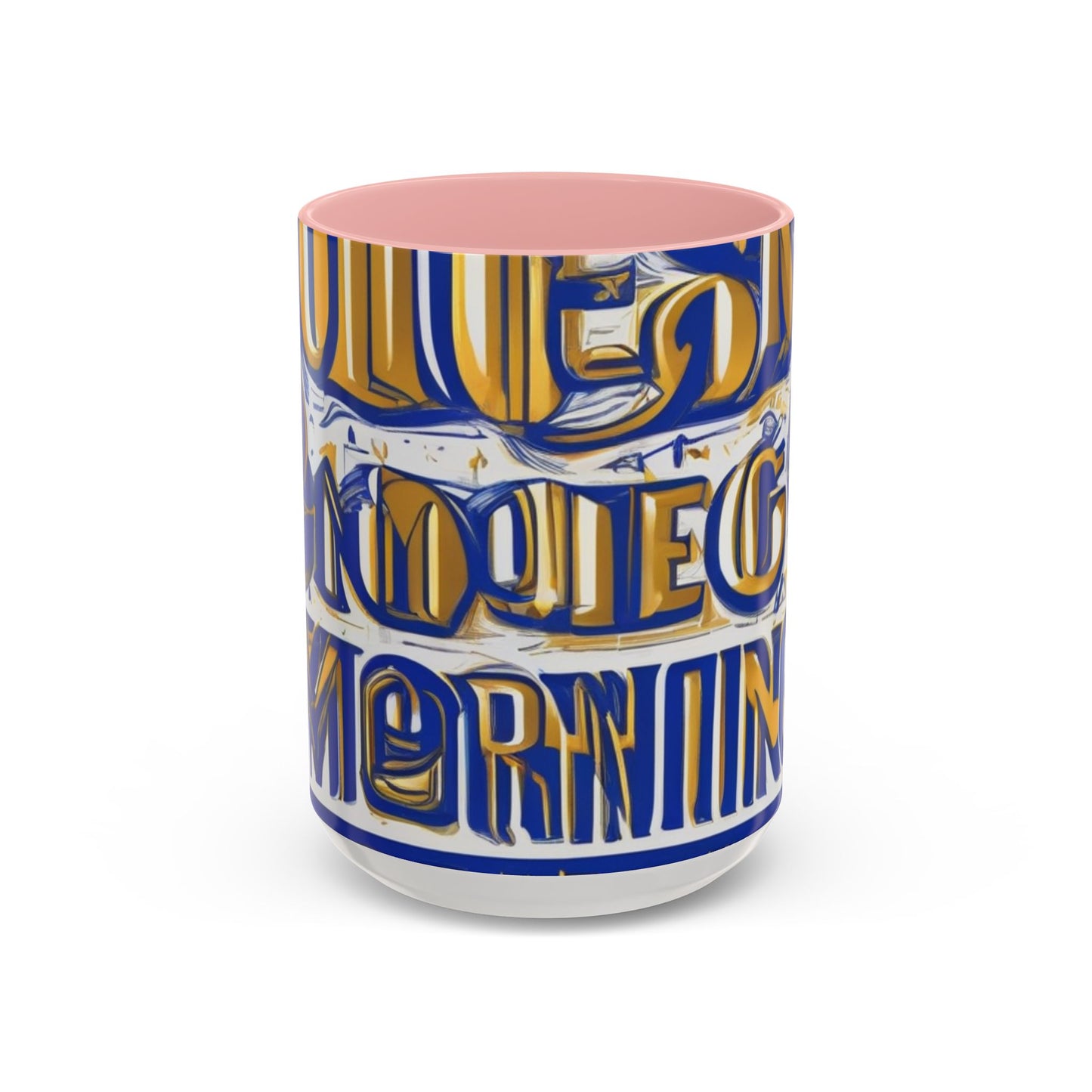 boostlete-am-crew-type-own-the-morning-outline-over-solid-vector-0429 — Accent Mug 11/15oz