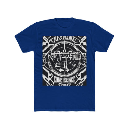 boostlete-am-crew-type-consistency-is-the-flex-centered-industrial-0137 — Unisex Cotton Crew Tee (NL 3600)