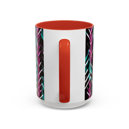 boostlete-recovery-progress-pattern-chevron-retro-0243 — Accent Mug 11/15oz