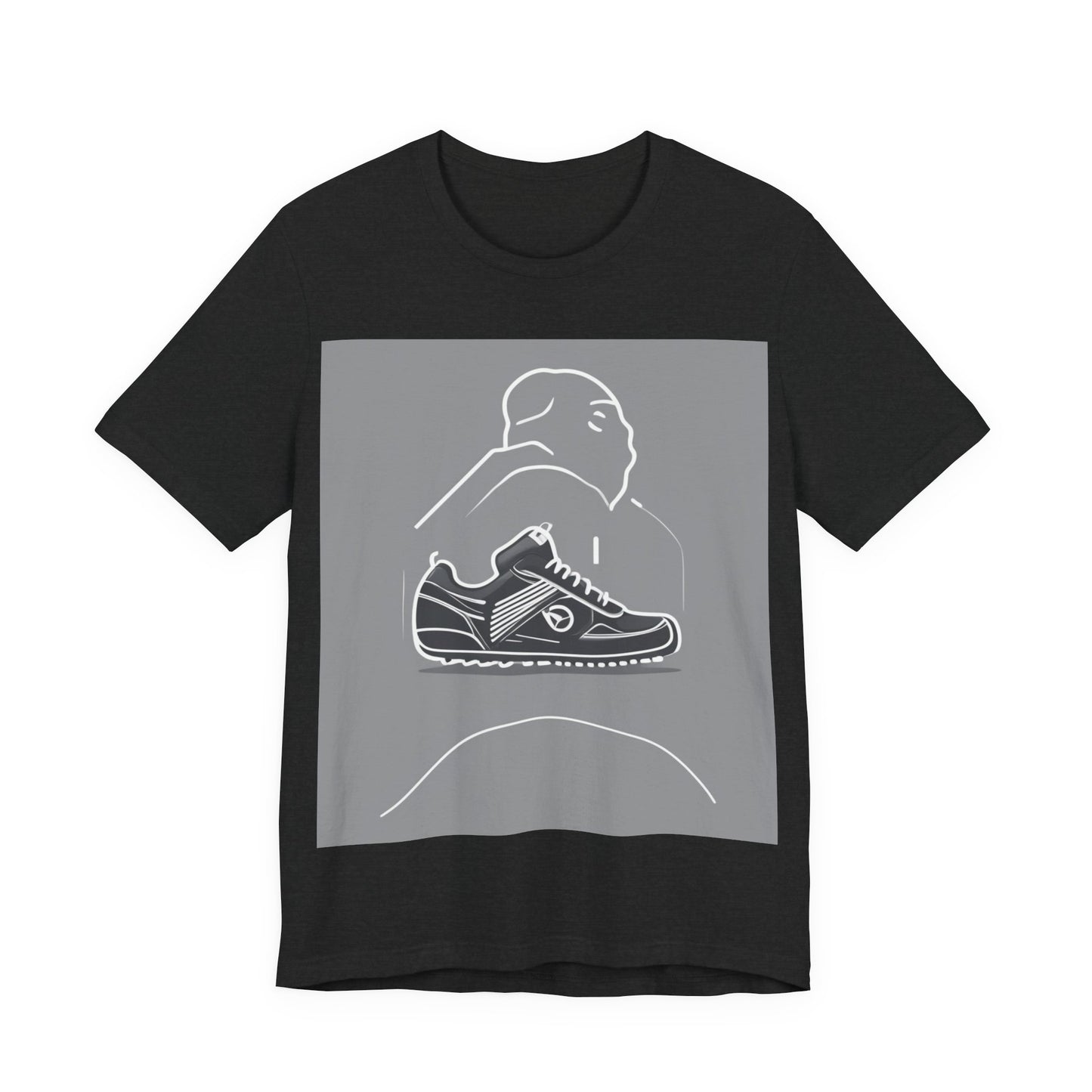 boostlete-boost-mode-icon-sneaker-offset-vector-0166 — Unisex Jersey Short Sleeve (B+C 3001)