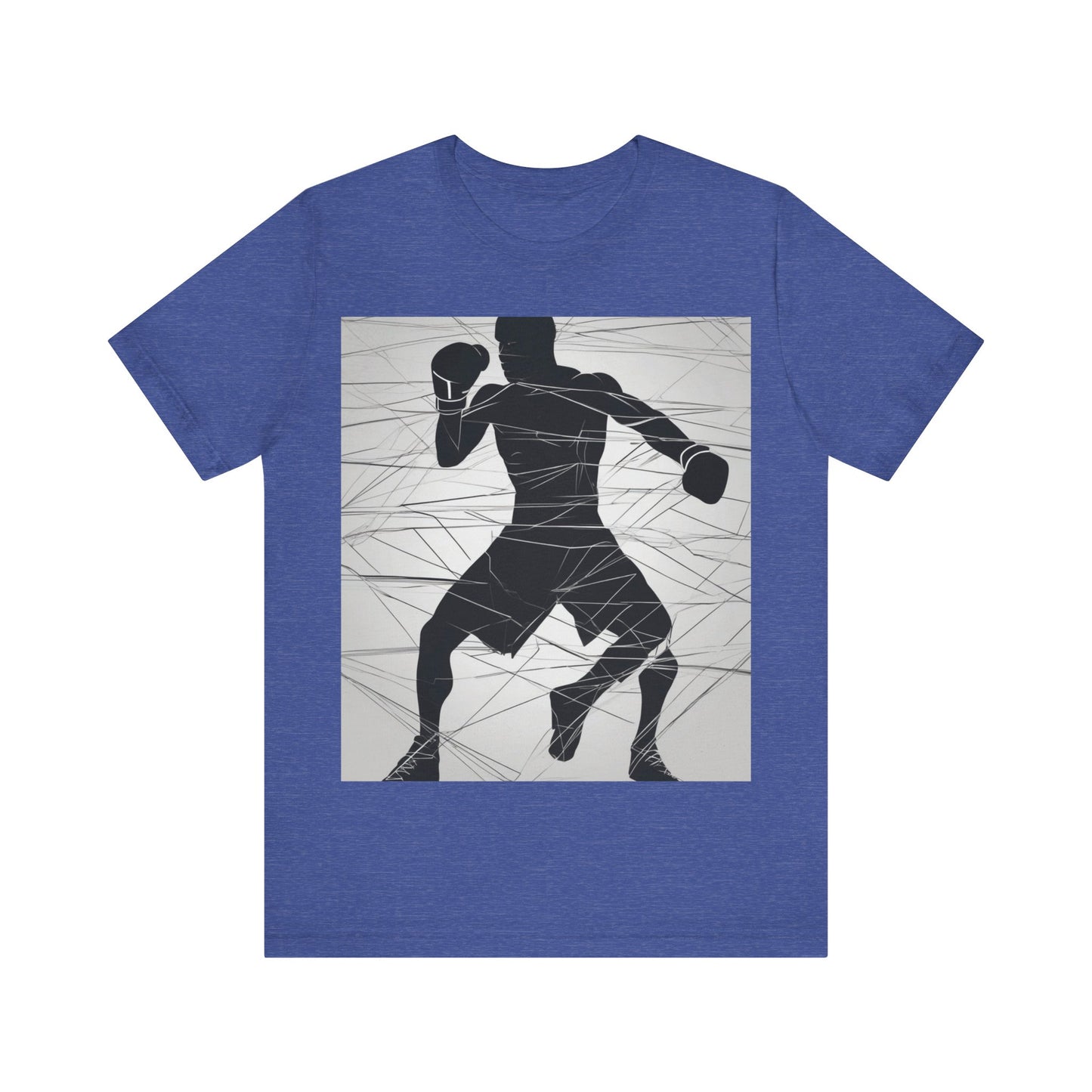 boostlete-mile-by-mile-scene-boxer-motion-geometric-0028 — Unisex Jersey Short Sleeve (B+C 3001)