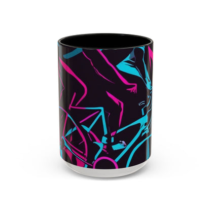 boostlete-rise-grind-scene-cyclist-outline-vector-0868 — Accent Mug 11/15oz