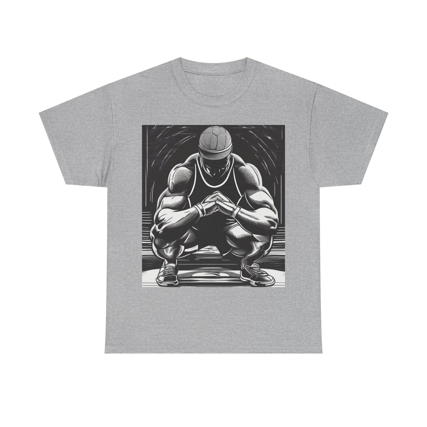 boostlete-pr-season-scene-athlete-outline-athletic-0144 — Unisex Heavy Cotton Tee (Gildan 5000)