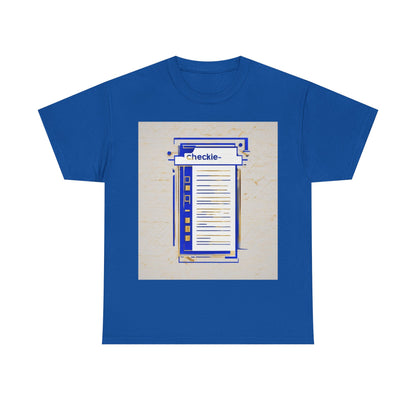 boostlete-am-crew-icon-checklist-glitch-badge-0018 — Unisex Heavy Cotton Tee (Gildan 5000)
