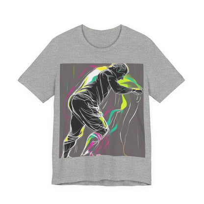 boostlete-iron-intent-scene-athlete-neon-monoline-0140 — Unisex Jersey Short Sleeve (B+C 3001)