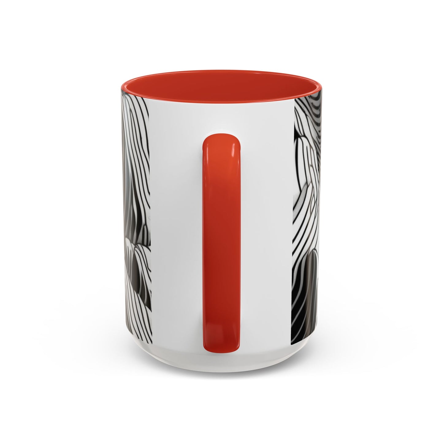 boostlete-field-day-pattern-topographic-isometric-0211 — Accent Mug 11oz/15oz