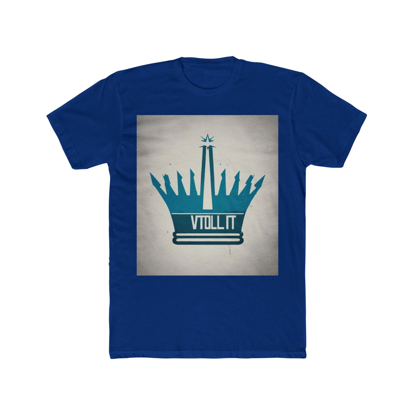boostlete-am-crew-icon-crown-matte-industrial-0058 — Unisex Cotton Crew Tee (NL 3600)