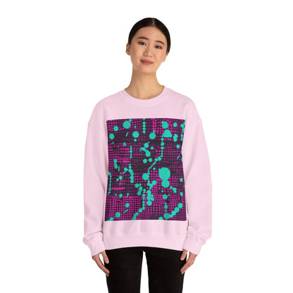 boostlete-pr-season-pattern-dotted-retro-0891 — Unisex Heavy Blend Crewneck (G18000)