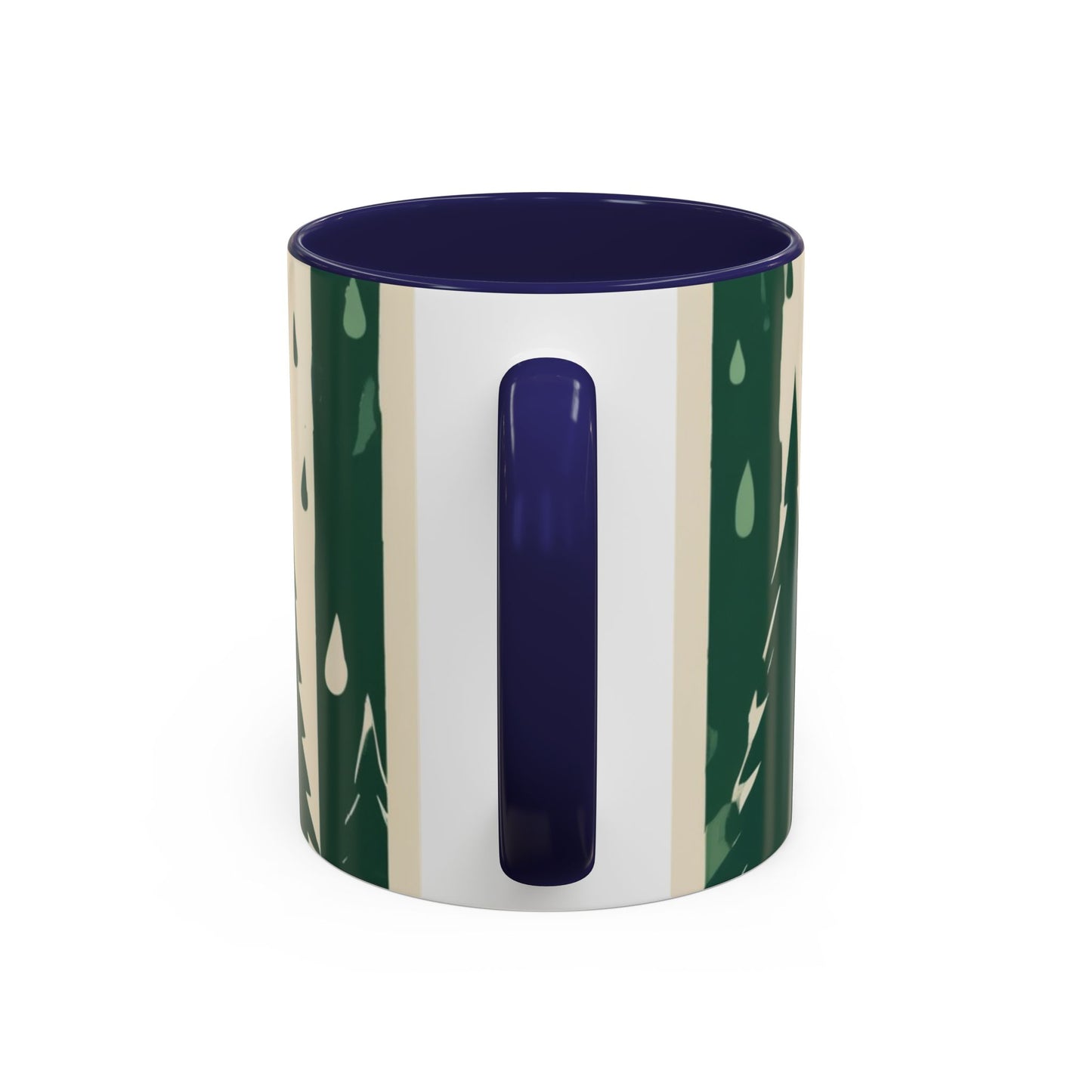 boostlete-quiet-power-icon-water-glitch-retro-0186 — Accent Mug 11oz/15oz