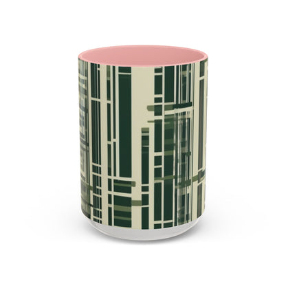 boostlete-quiet-power-pattern-barcode-blueprint-0167 — Accent Mug 11/15oz