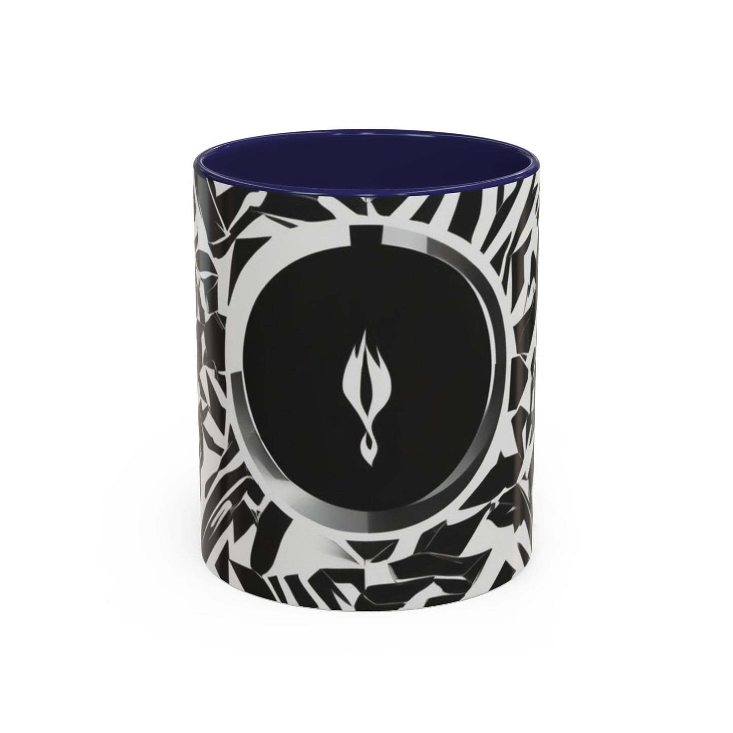boostlete-am-crew-icon-flame-matte-geometric-0286 — Accent Mug 11oz/15oz