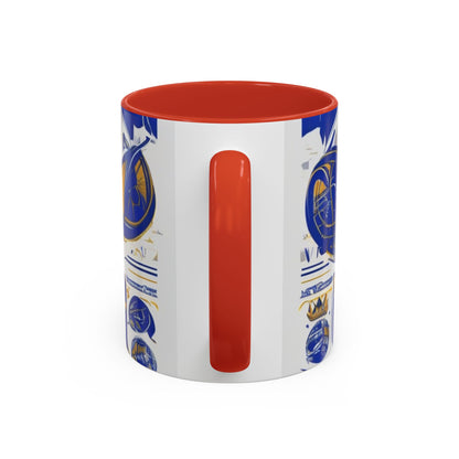 boostlete-am-crew-type-own-the-morning-outline-over-solid-vector-0429 — Accent Mug 11/15oz