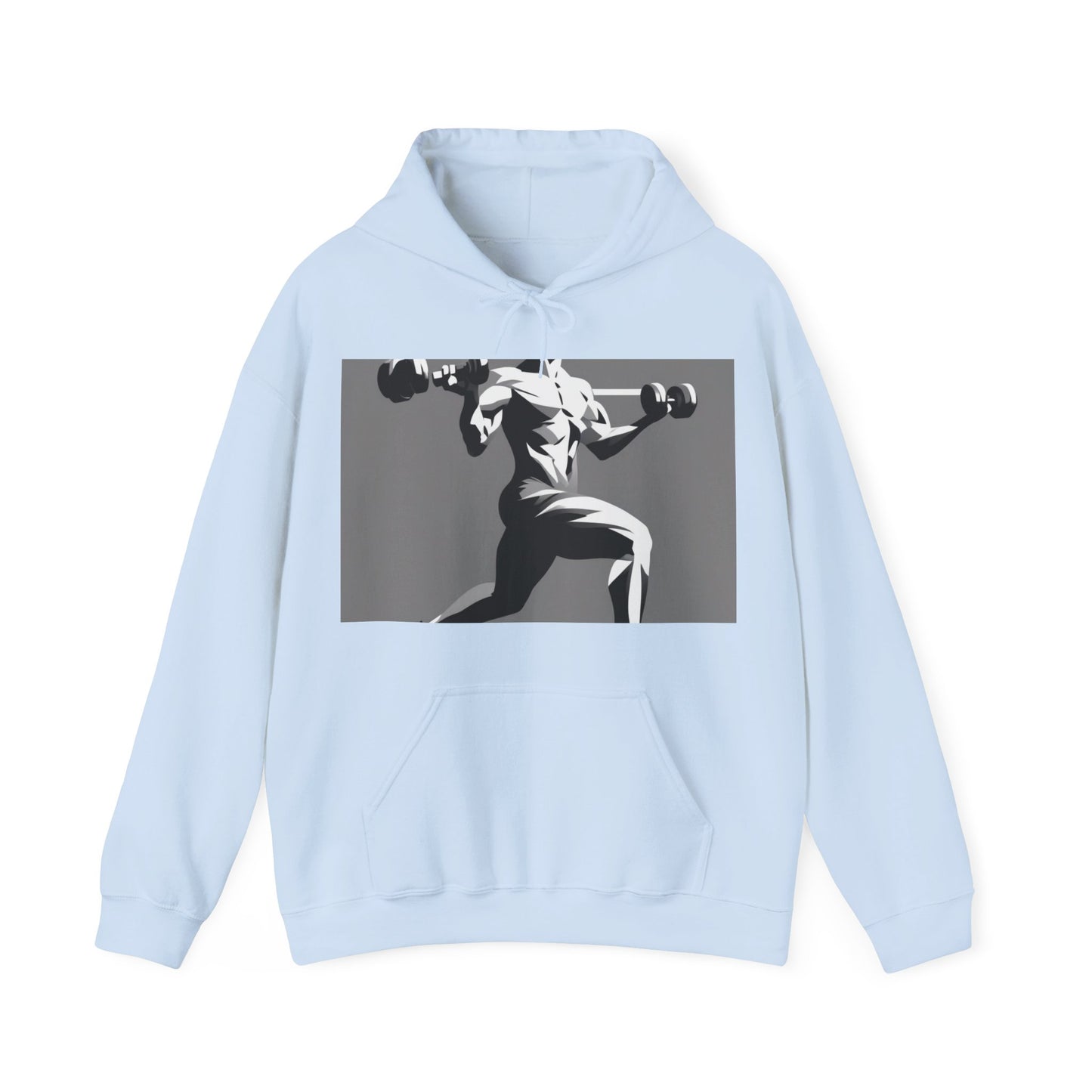 boostlete-pr-season-scene-lunge-speed-isometric-0316 — Unisex Heavy Blend Hoodie (G18500)