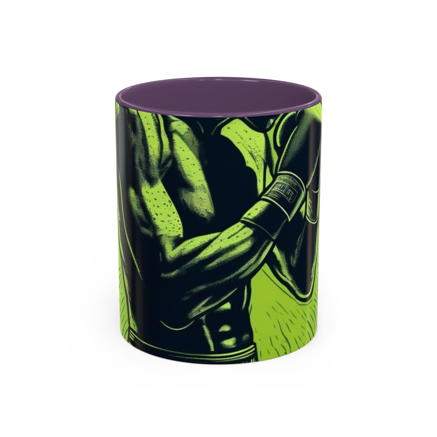 boostlete-mile-by-mile-scene-boxer-halftone-engraved-0112 — Accent Mug 11oz/15oz