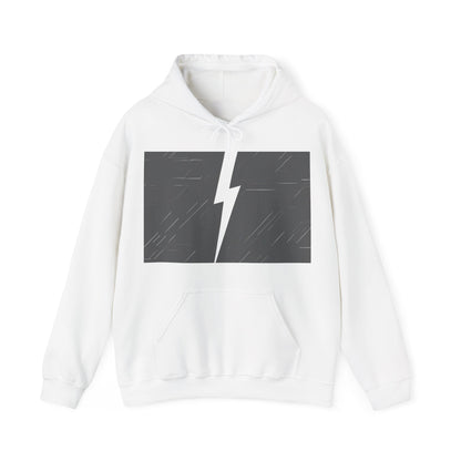 boostlete-am-crew-icon-lightning-glitch-vector-0590 — Unisex Heavy Blend Hoodie (G18500)