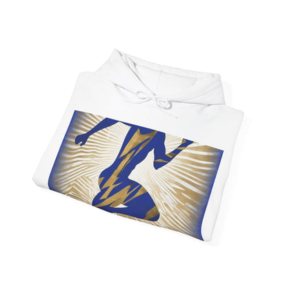 boostlete-field-day-scene-sprinter-motion-paper-0496 — Unisex Heavy Blend Hooded Sweatshirt (Gildan)