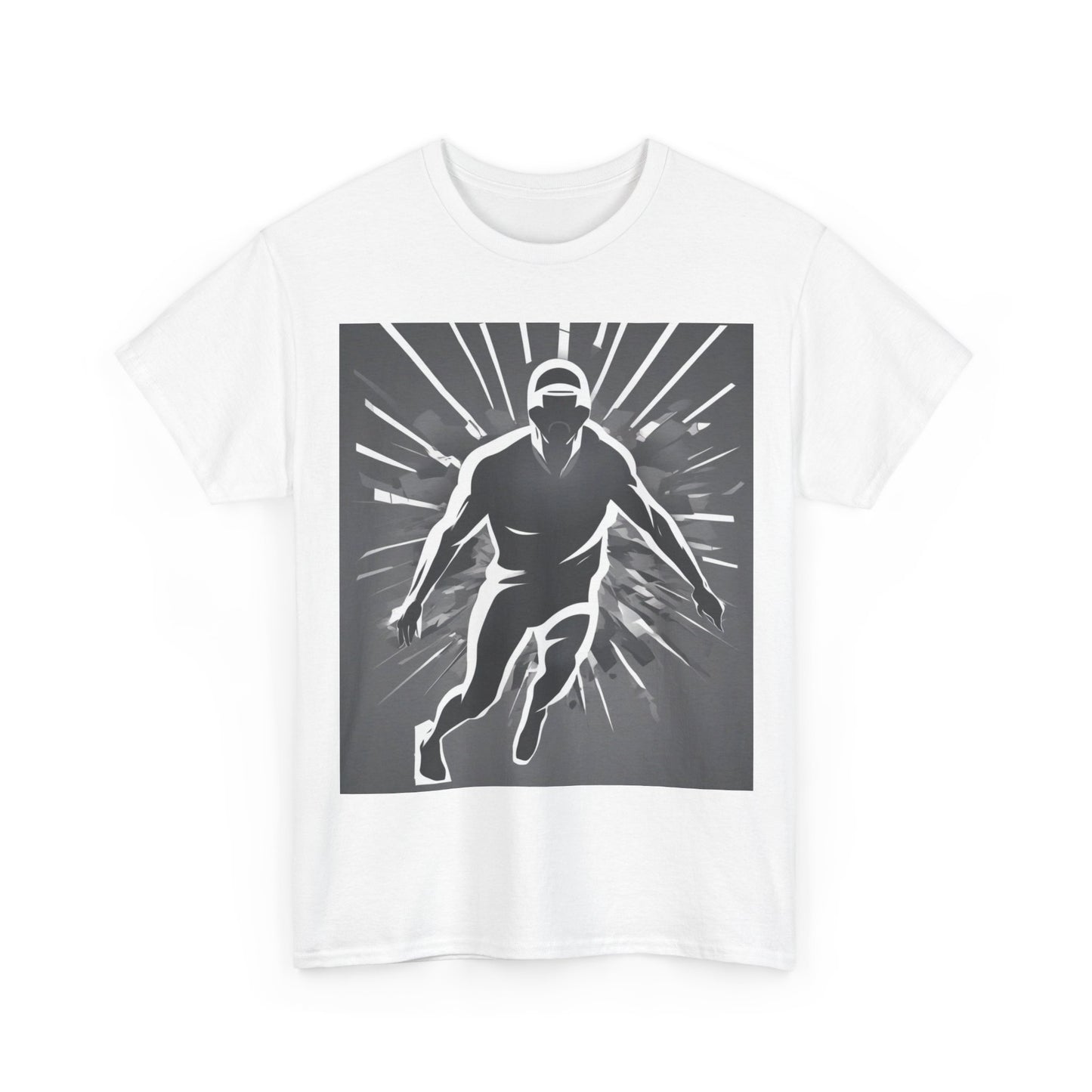 boostlete-iron-intent-scene-sprinter-soft-athletic-0108 — Unisex Heavy Cotton Tee (Gildan 5000)