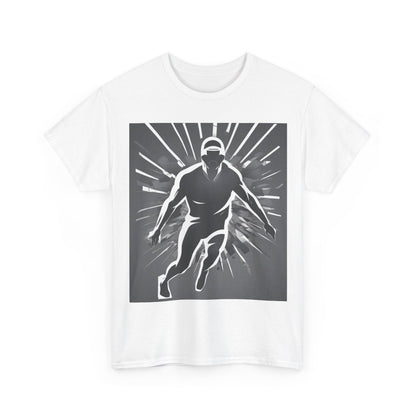 boostlete-iron-intent-scene-sprinter-soft-athletic-0108 — Unisex Heavy Cotton Tee (Gildan 5000)