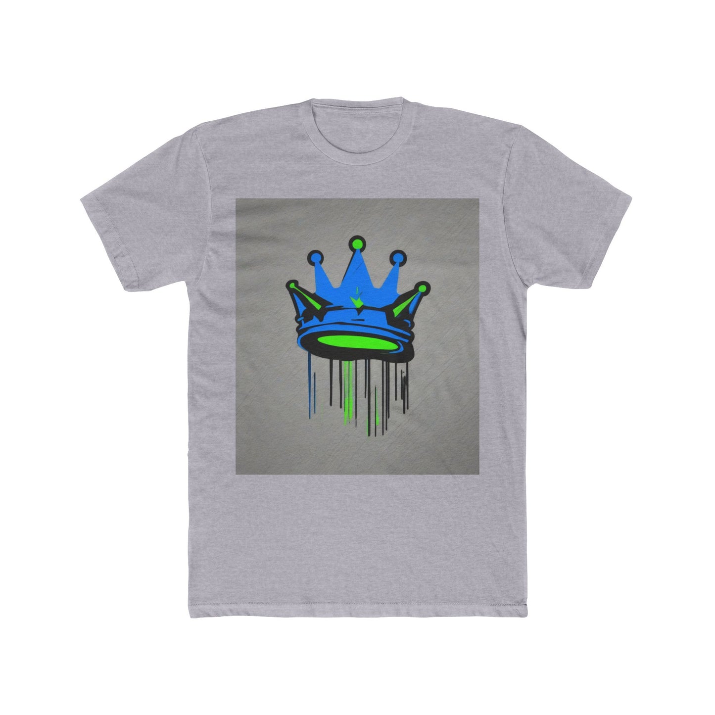 boostlete-mile-by-mile-icon-crown-matte-industrial-0162 — Unisex Cotton Crew Tee (NL 3600)