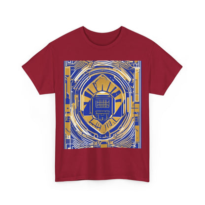 boostlete-mile-by-mile-icon-battery-motion-monoline-0002 — Unisex Heavy Cotton Tee (Gildan 5000)