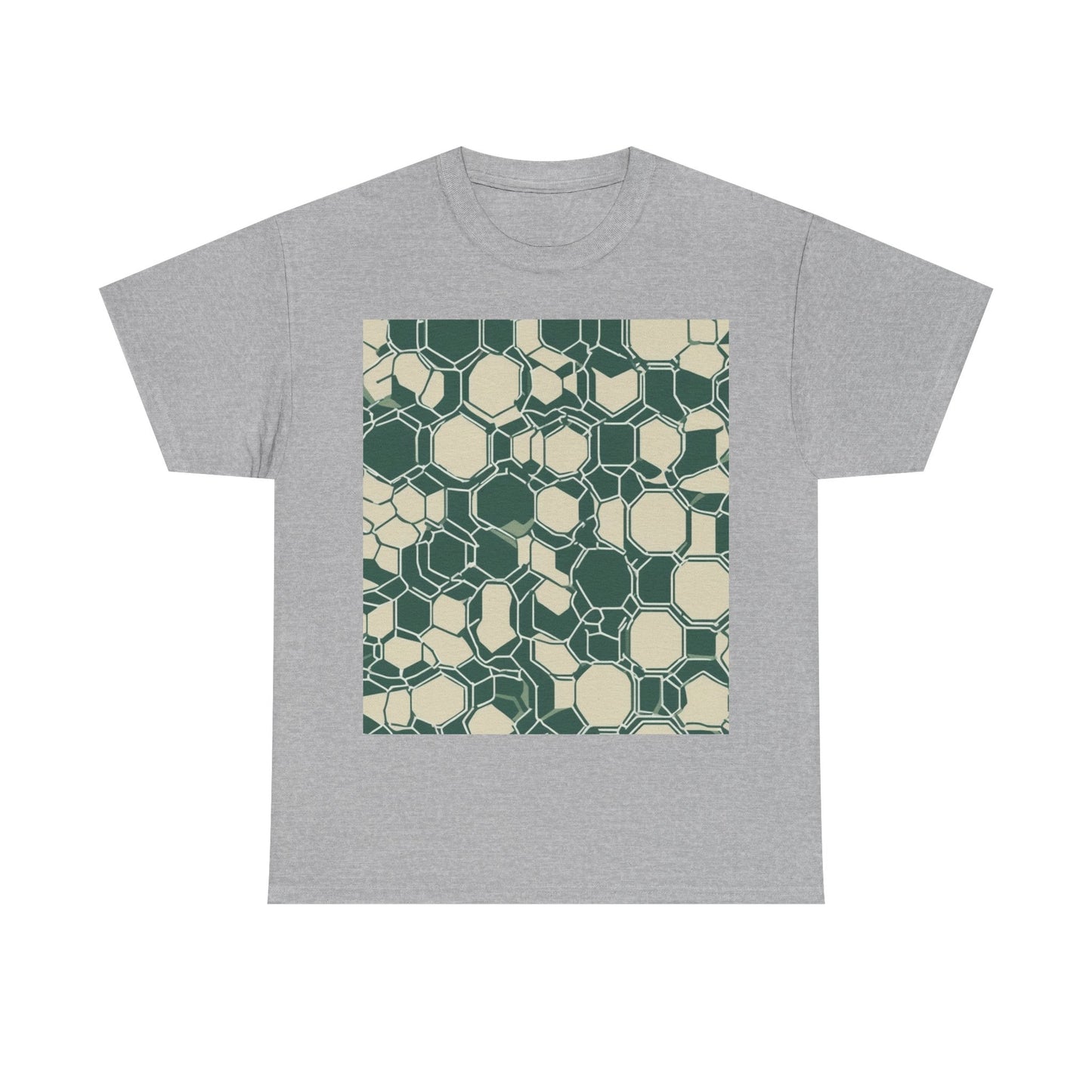 boostlete-iron-intent-pattern-hex-blueprint-0271 — Unisex Heavy Cotton Tee (Gildan 5000)