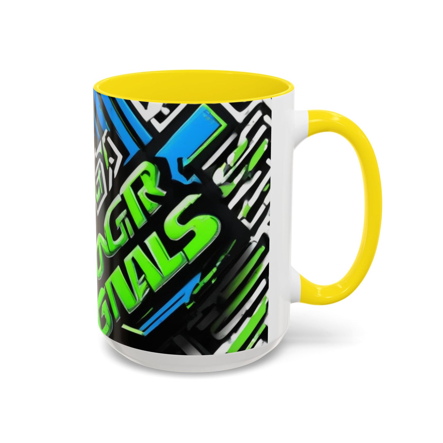 boostlete-am-crew-type-stronger-signals-diagonal-badge-1077 — Accent Mug 11/15oz