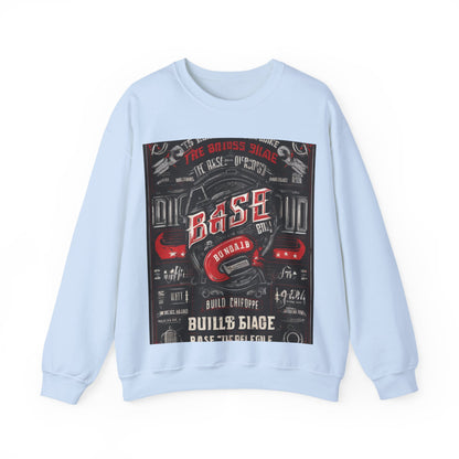 boostlete-boost-mode-type-build-the-base-micro-industrial-0785 — Unisex Heavy Blend Crewneck (G18000)