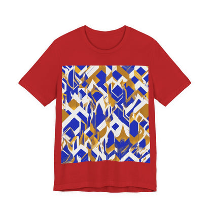 boostlete-field-day-icon-flame-glitch-geometric-0090 — Unisex Jersey Short Sleeve (B+C 3001)