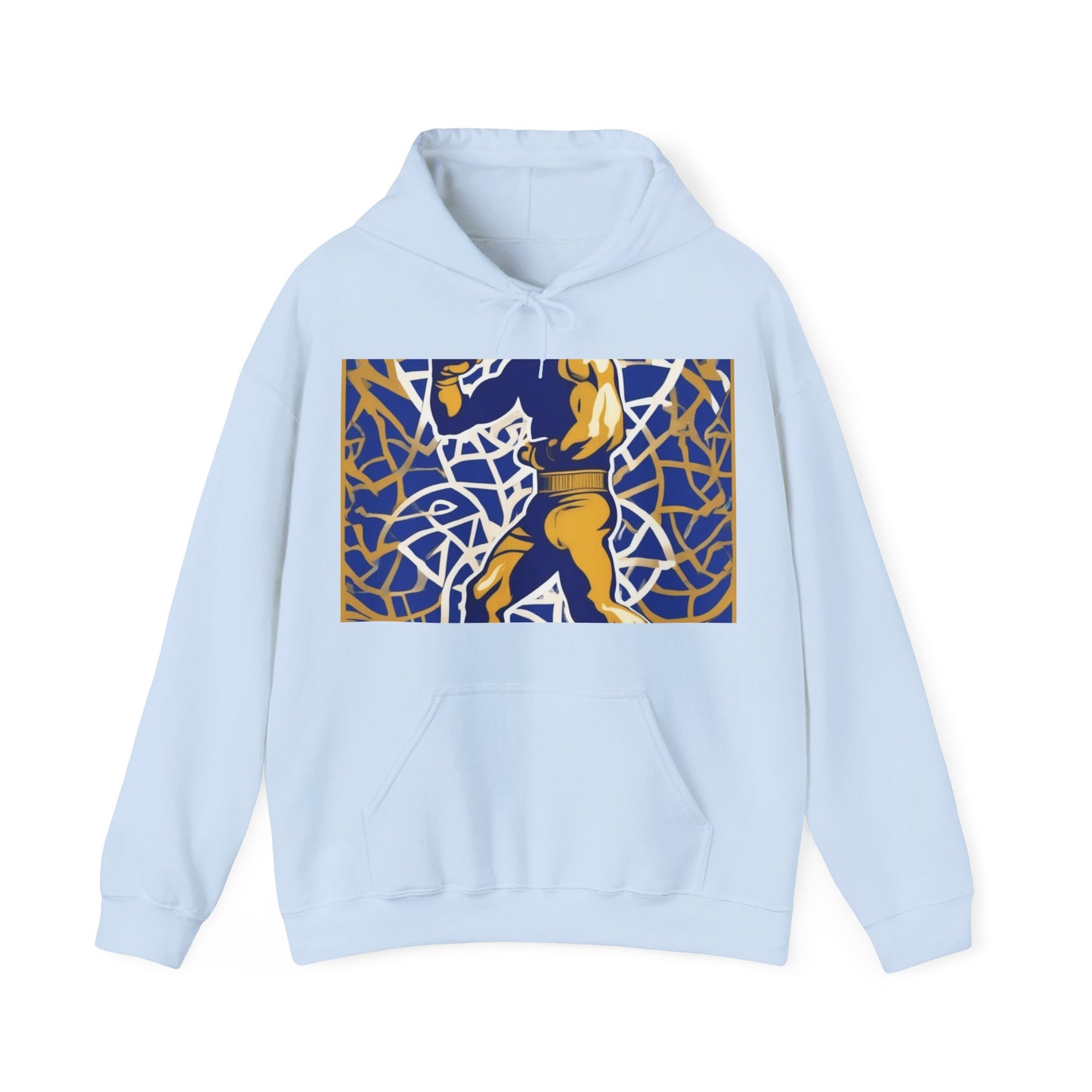 boostlete-field-day-scene-boxer-offset-paper-0776 — Unisex Heavy Blend Hoodie (G18500)