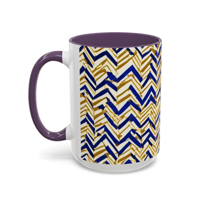 boostlete-boost-mode-pattern-ekg-line-art-0091 — Accent Mug 11oz/15oz