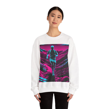 boostlete-am-crew-scene-trail-high-modern-0980 — Unisex Heavy Blend Crewneck (G18000)