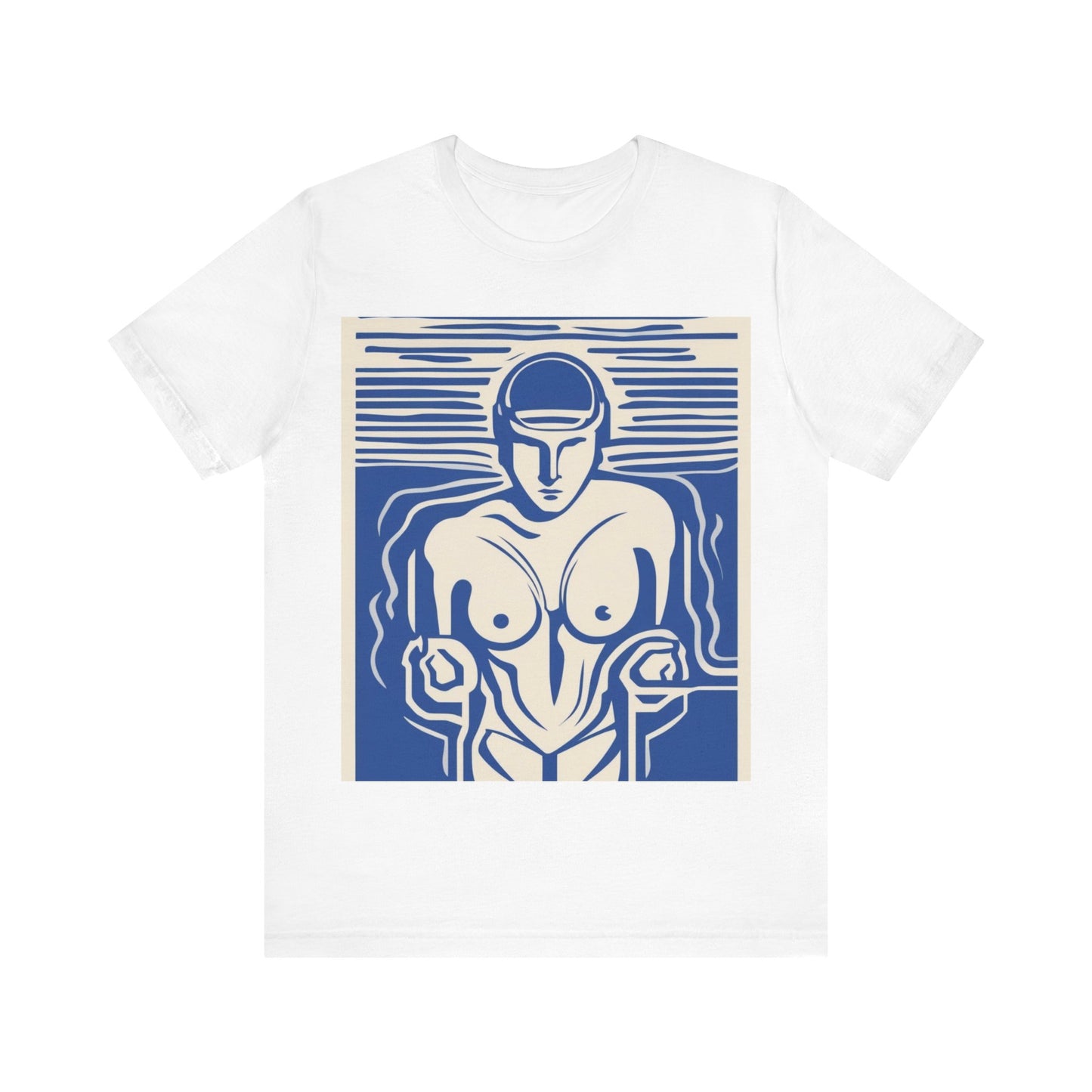 boostlete-boost-mode-icon-swimmer-motion-vector-0062 — Unisex Jersey Short Sleeve (B+C 3001)