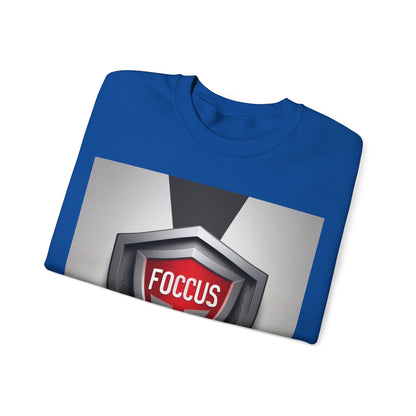 boostlete-mile-by-mile-icon-shield-soft-paper-0114 — Unisex Heavy Blend Crewneck Sweatshirt (Gildan)