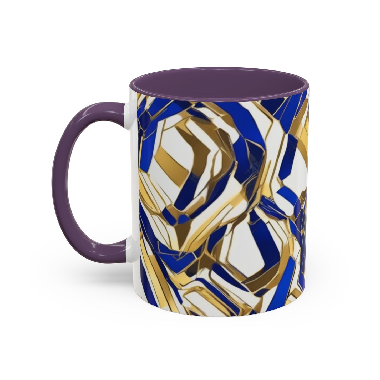 boostlete-boost-mode-pattern-hex-athletic-0611 — Accent Mug 11/15oz