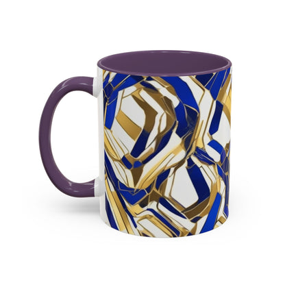 boostlete-boost-mode-pattern-hex-athletic-0611 — Accent Mug 11/15oz
