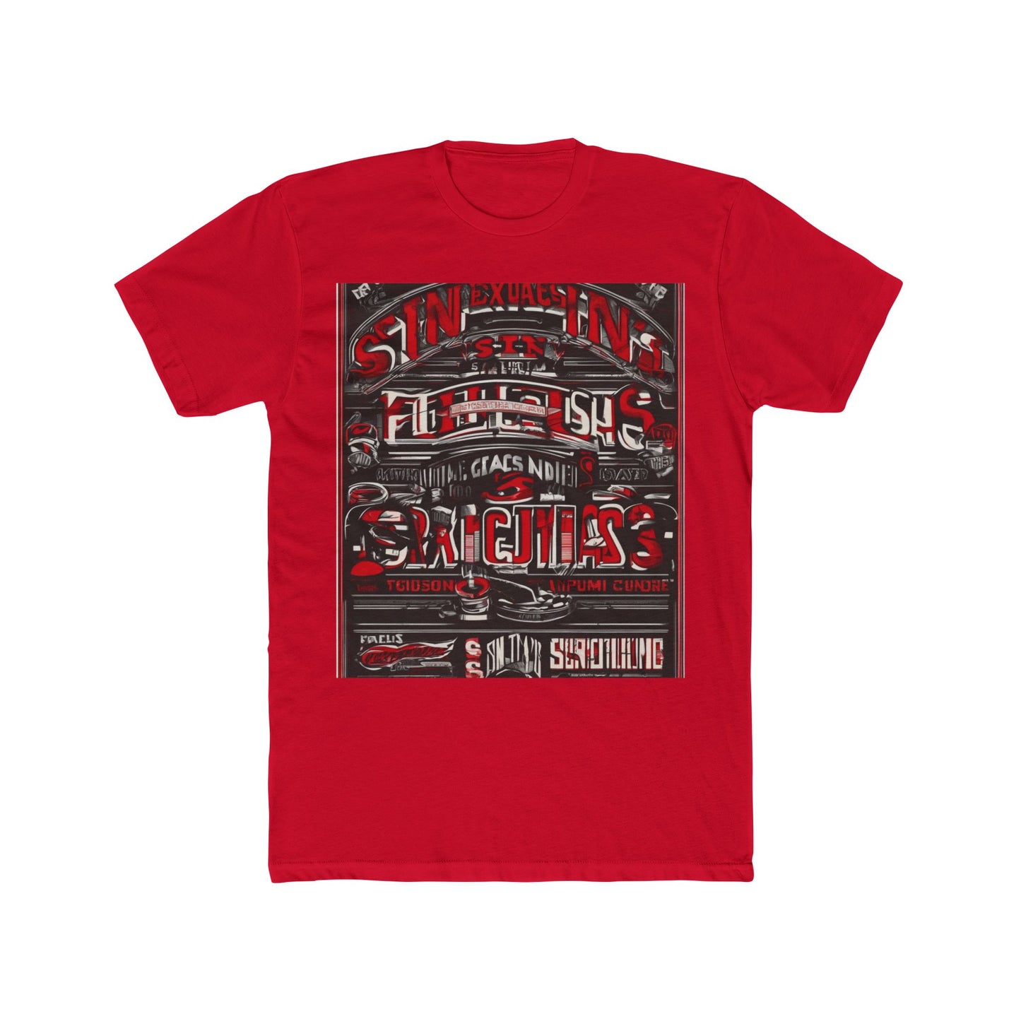 boostlete-iron-intent-type-sin-excusas-arc-retro-0157 — Unisex Cotton Crew Tee (NL 3600)