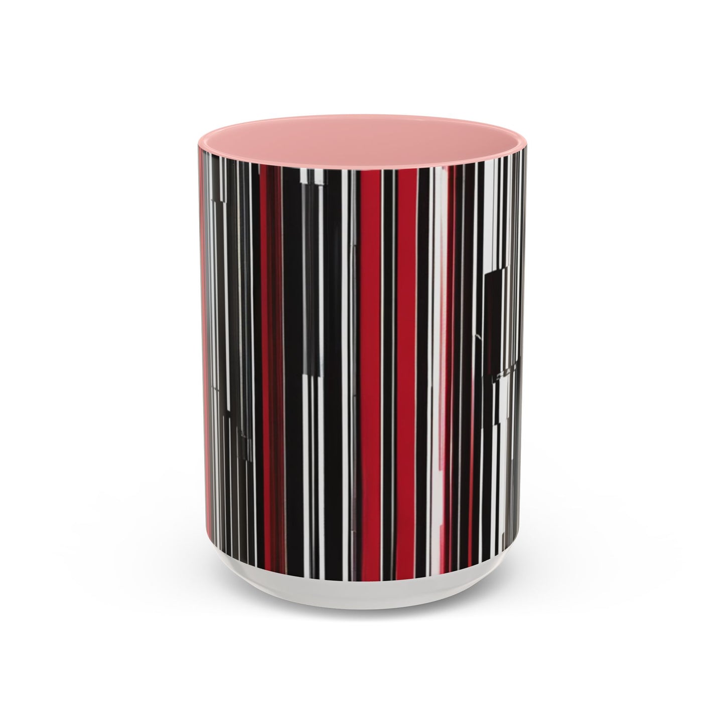 boostlete-am-crew-pattern-barcode-athletic-0911 — Accent Mug 11/15oz