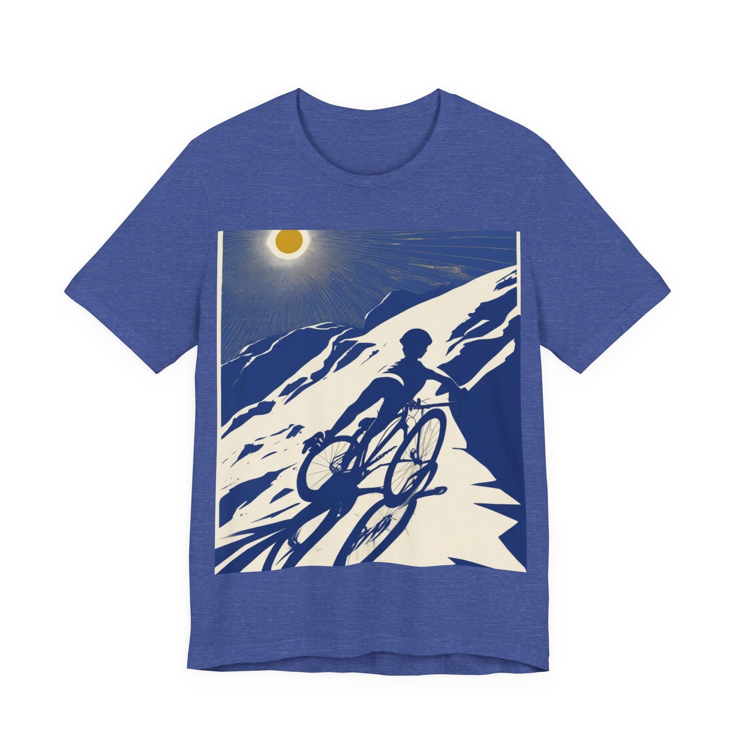 boostlete-am-crew-scene-cyclist-offset-bold-0008 — Unisex Jersey Short Sleeve (B+C 3001)