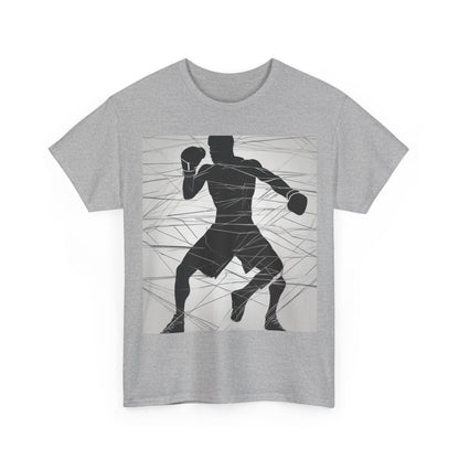 boostlete-mile-by-mile-scene-boxer-motion-geometric-0028 — Unisex Heavy Cotton Tee (Gildan 5000)
