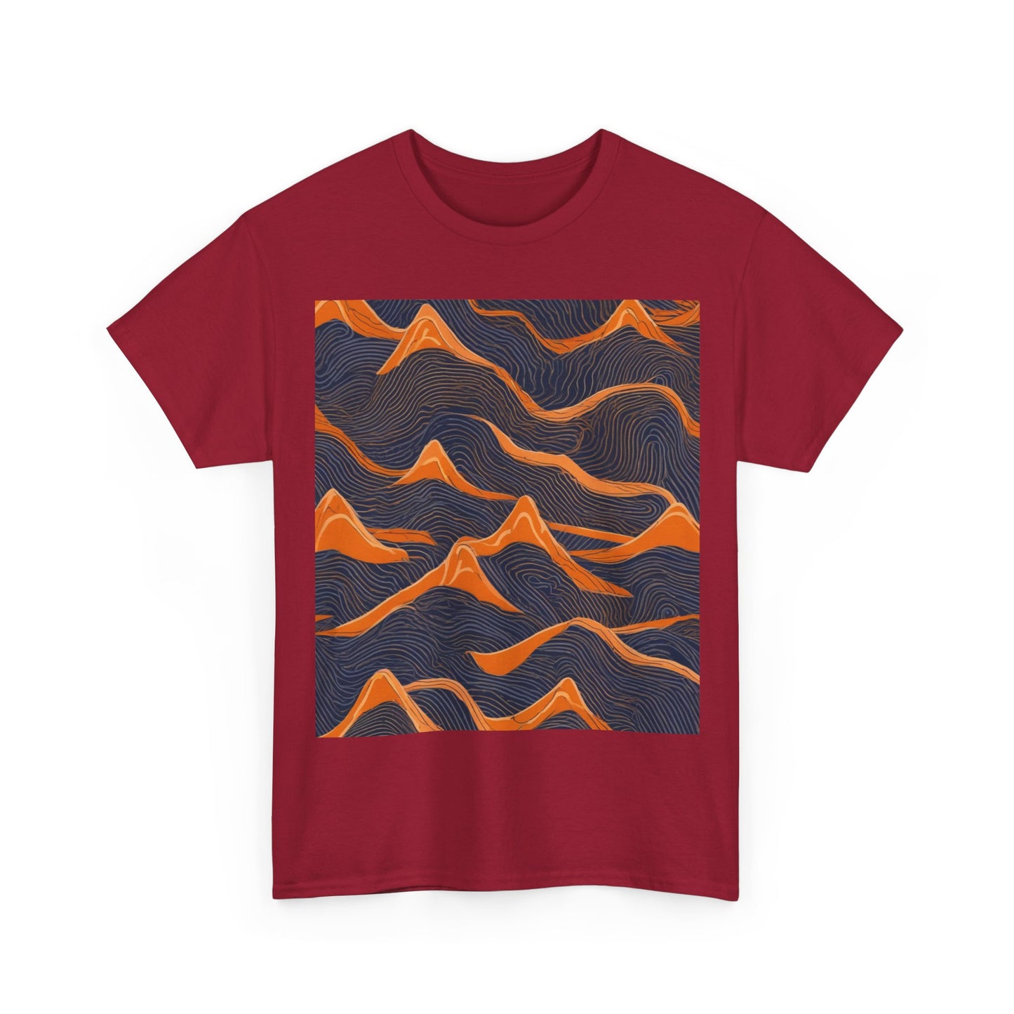 boostlete-boost-mode-pattern-topographic-engraved-0035 — Unisex Heavy Cotton Tee (Gildan 5000)
