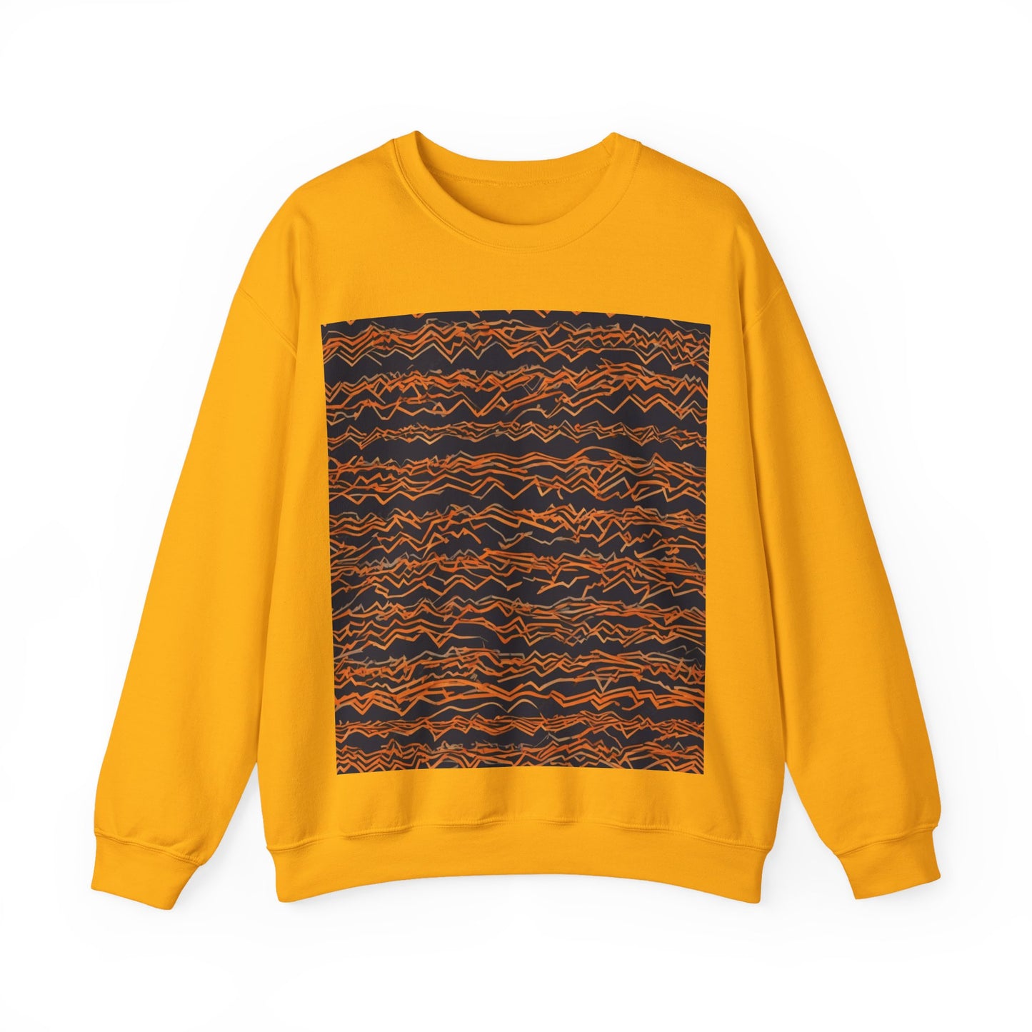 boostlete-field-day-pattern-ekg-bold-0135 — Unisex Heavy Blend Crewneck Sweatshirt (Gildan)